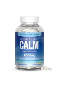 Calm Magnesium Glycinate - 90 caps | Natural Vitality