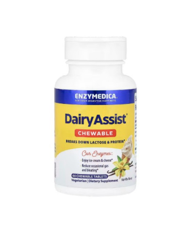 DairyAssist Chewable, Vanilla - 60 chewable...