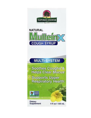 Natural Mullein-X Cough Syrup - 120 ml. |...