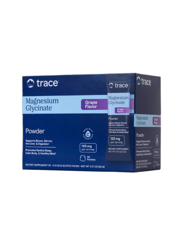 Magnesium Glycinate Powder Stick Packs, Grape -...