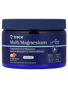 Multi Magnesium, Orange Mango - 153g | Trace Minerals