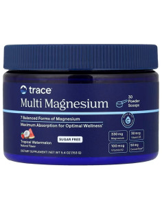 Multi Magnesium, Tropical Watermelon - 153g | Trace Minerals