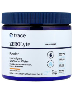 ZEROLyte Powder, Salty Orange - 342g | Trace Minerals