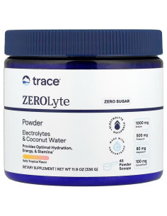 ZEROLyte Powder, Salty Tropical - 336g | Trace Minerals