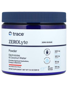 ZEROLyte Powder, Salty Watermelon - 328g | Trace Minerals