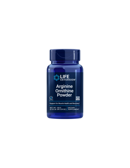 Arginine Ornithine Powder - 150 grams | Life Extension
