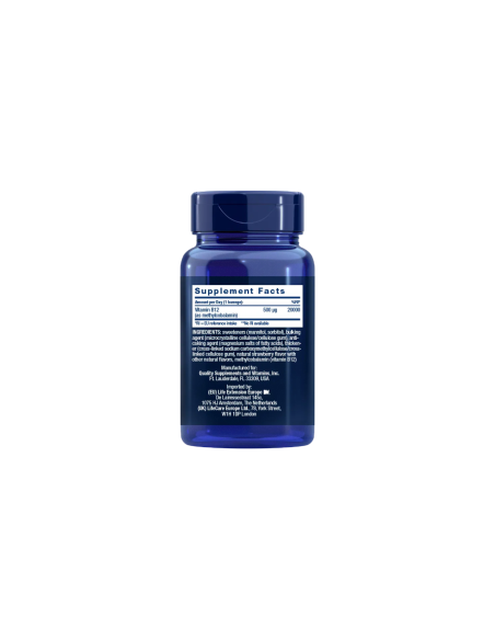 Vitamin B12, EU - 100 lozenges | Life Extension