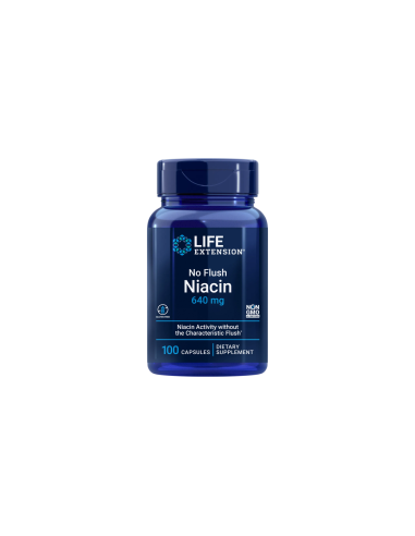 No Flush Niacin - 100 capsules | Life Extension
