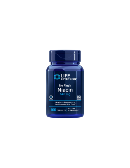 No Flush Niacin - 100 capsules | Life Extension