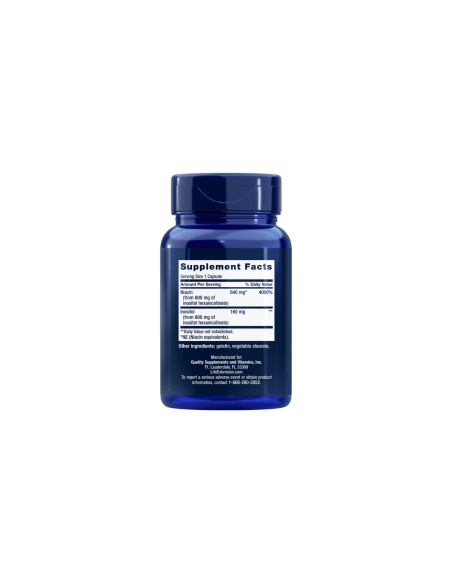 No Flush Niacin - 100 capsules | Life Extension
