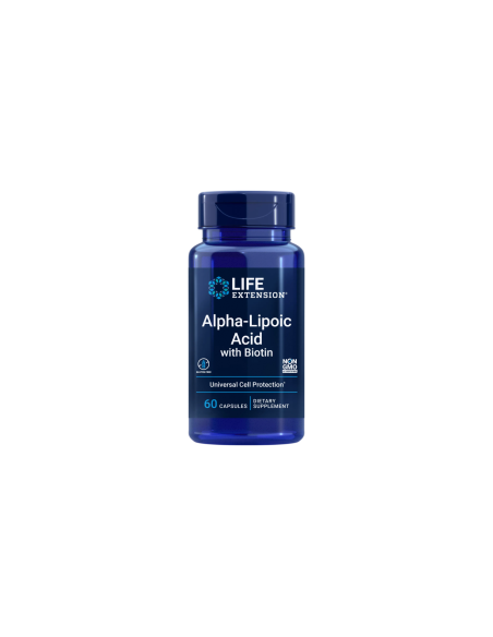 Alpha-Lipoic Acid with Biotin - 60 capsules | Life Extension