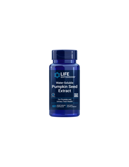Water-Soluble Pumpkin Seed Extract - 30 vegetarian capsules | Life Extension