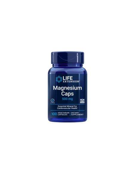 Magnesium Caps - 100 vegetarian capsules | Life Extension