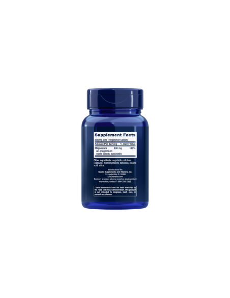 Magnesium Caps - 100 vegetarian capsules | Life Extension