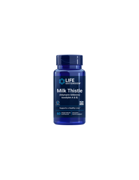 Certified European Milk Thistle - 60 vegetarian capsules | Life Extension
