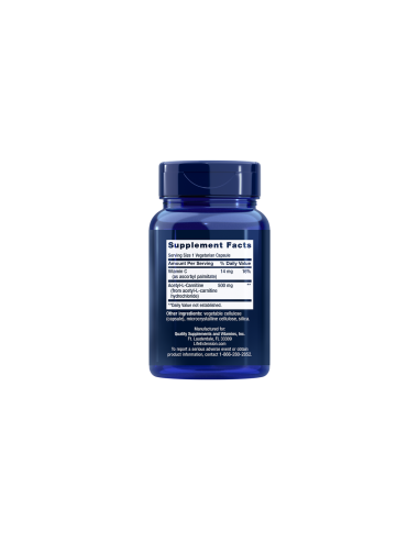 Acetyl-L-Carnitine - 100 vegetarian capsules |...