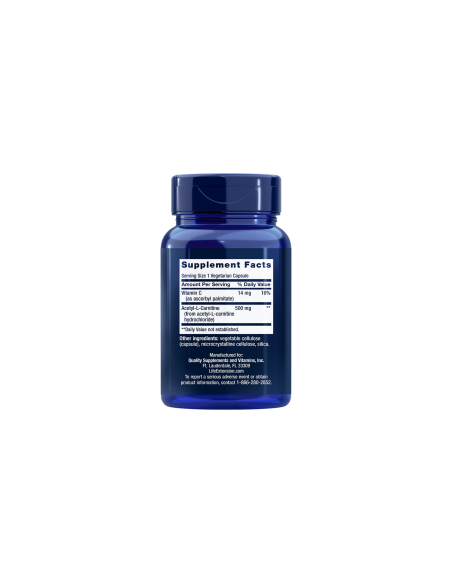 Acetyl-L-Carnitine - 100 vegetarian capsules | Life Extension