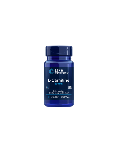 L-Carnitine - 500 mg 30 vegetarian capsules |...