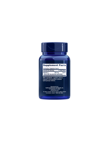 Ascorbyl Palmitate - 100 vegetarian capsules | Life Extension