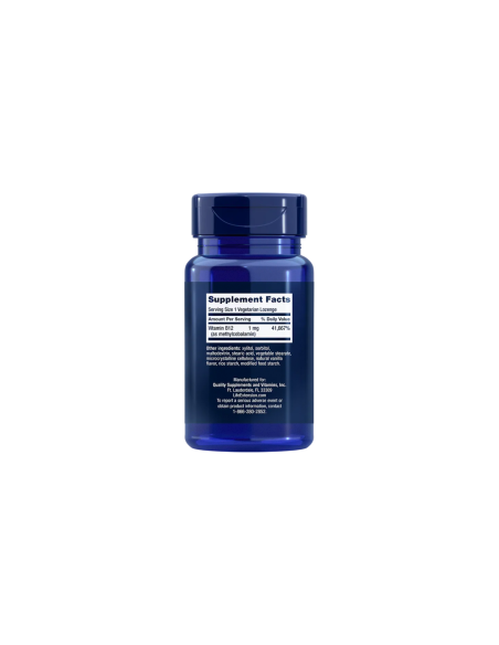 Vitamin B12 Methylcobalamin - 60 vegetarian lozenges | Life Extension