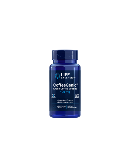 CoffeeGenic® Green Coffee Extract - 90 vegetarian capsules | Life Extension
