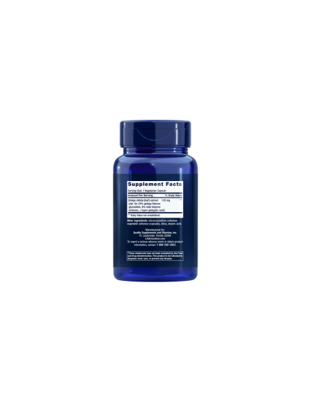 Ginkgo Biloba Certified Extract - 365 vegetarian capsules | Life Extension