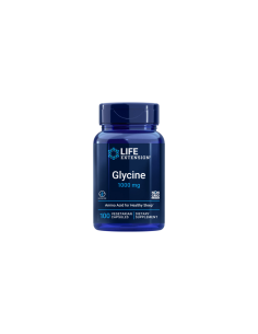 Glycine - 100 vegetarian capsules | Life Extension
