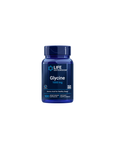 Glycine - 100 vegetarian capsules | Life Extension