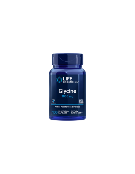 Glycine - 100 vegetarian capsules | Life Extension