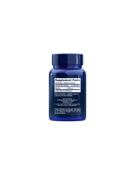 Glycine - 100 vegetarian capsules | Life Extension