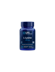L-Lysine - 100 vegetarian capsules | Life Extension