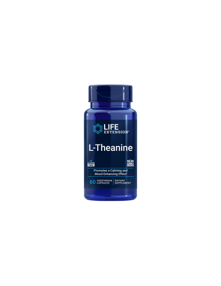 L-Theanine, 60 vegetarian capsules | Life Extension