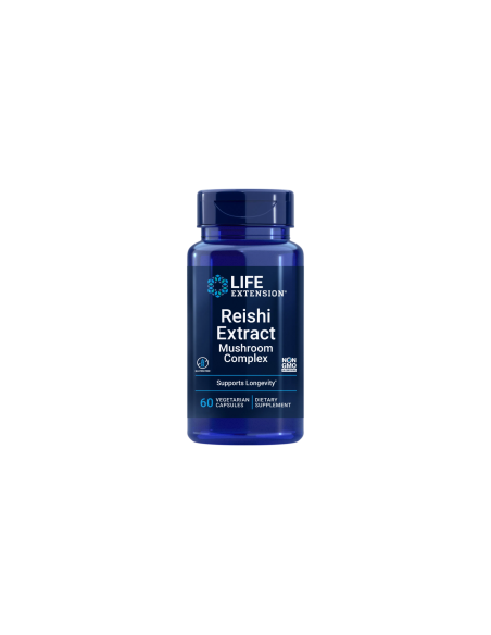 Reishi Extract Mushroom Complex - 60 vegetarian capsules | Life Extension