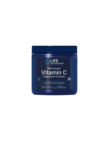 Effervescent Vitamin C Magnesium Crystals - 180 g | Life Extension