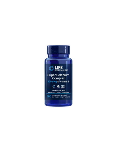 Super Selenium Complex & Vitamin E, 100 vegetarian capsules | Life Extension