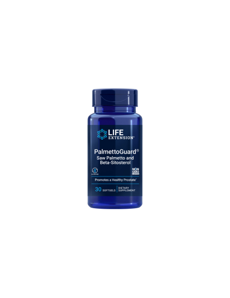 PalmettoGuard® Saw Palmetto with Beta-Sitosterol - 30 softgels | Life Extension