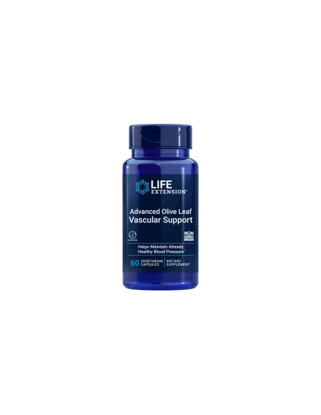 Advanced Olive Leaf Vascular Support with Celery Seed Extract - 60 vegetarian capsules | Life Extension