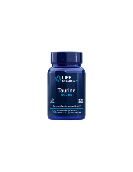 Taurine - 90 vegetarian capsules | Life Extension