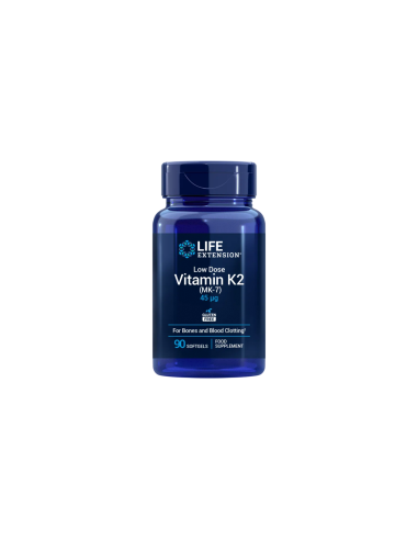 Low-Dose Vitamin K2 - 90 softgels | Life Extension