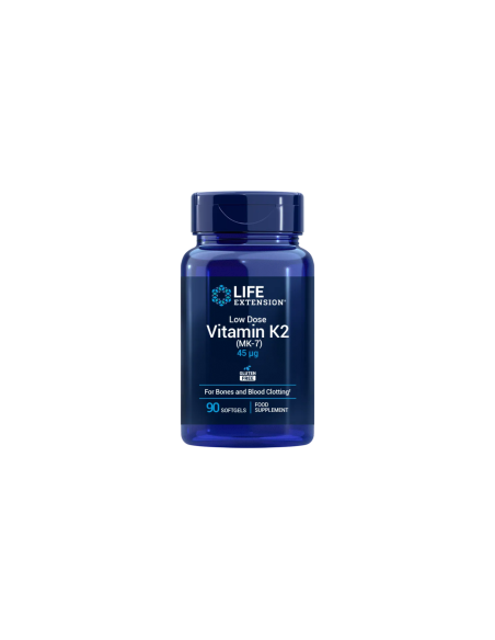 Low-Dose Vitamin K2 - 90 softgels | Life Extension