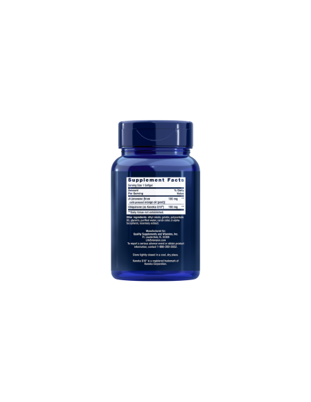 Super-Absorbable Ubiquinone CoQ10 with d-Limonene, 100 mg - 60 softgels | Life Extension