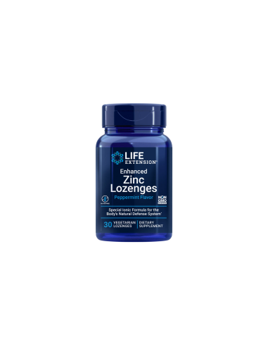 Enhanced Zinc Lozenges, Peppermint - 30...