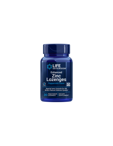 Enhanced Zinc Lozenges, Peppermint - 30 vegetarian lozenges | Life Extension