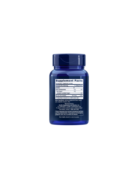 Enhanced Zinc Lozenges, Peppermint - 30 vegetarian lozenges | Life Extension