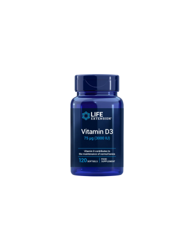 Vitamin D3 - 120 softgels | Life Extension