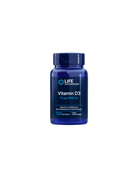 Vitamin D3 - 120 softgels | Life Extension