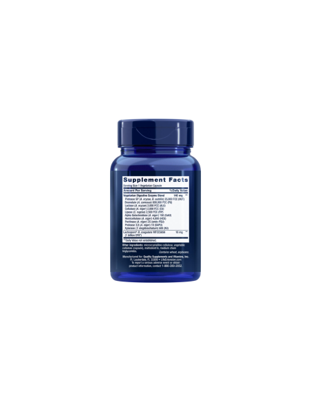 Enhanced Super Digestive Enzymes with Probiotics - 60 vegetarian capsules | Life Extension