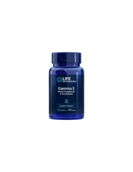 Gamma E with Tocopherols & Tocotrienols - 60 Softgels | Life Extension