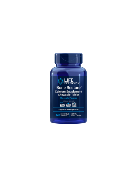 Bone Restore Chocolate - 60 chewable tablets | Life Extension