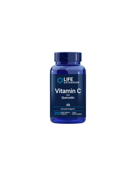 Vitamin C and Quercetin - 250 vegetarian tablets | Life Extension